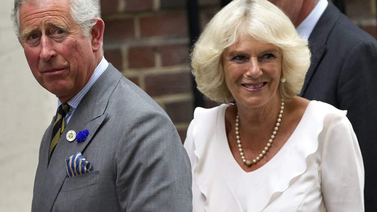 Charles and Camilla visit royal grandson