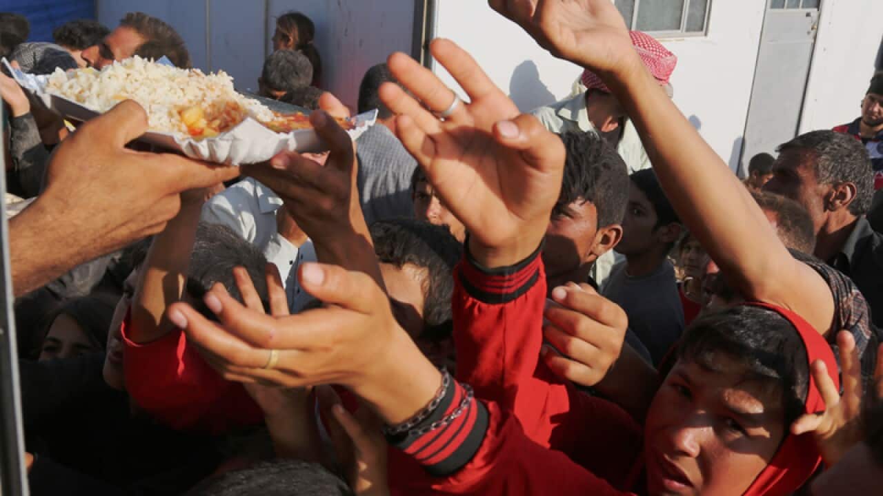 Displaced Iraqis in Derike, Syria