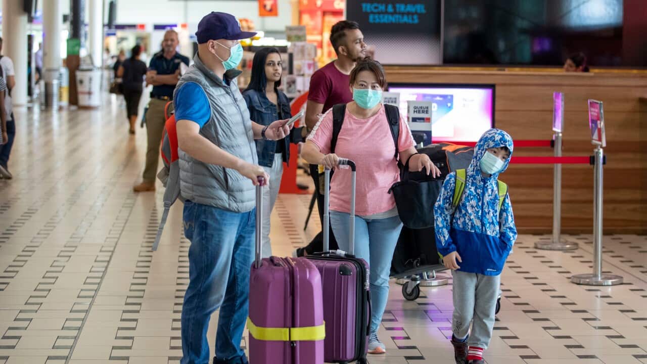 مسافران در فرودگاه بریزبن