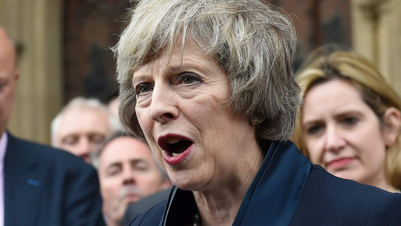 British Prime Minister in waiting Theresa May