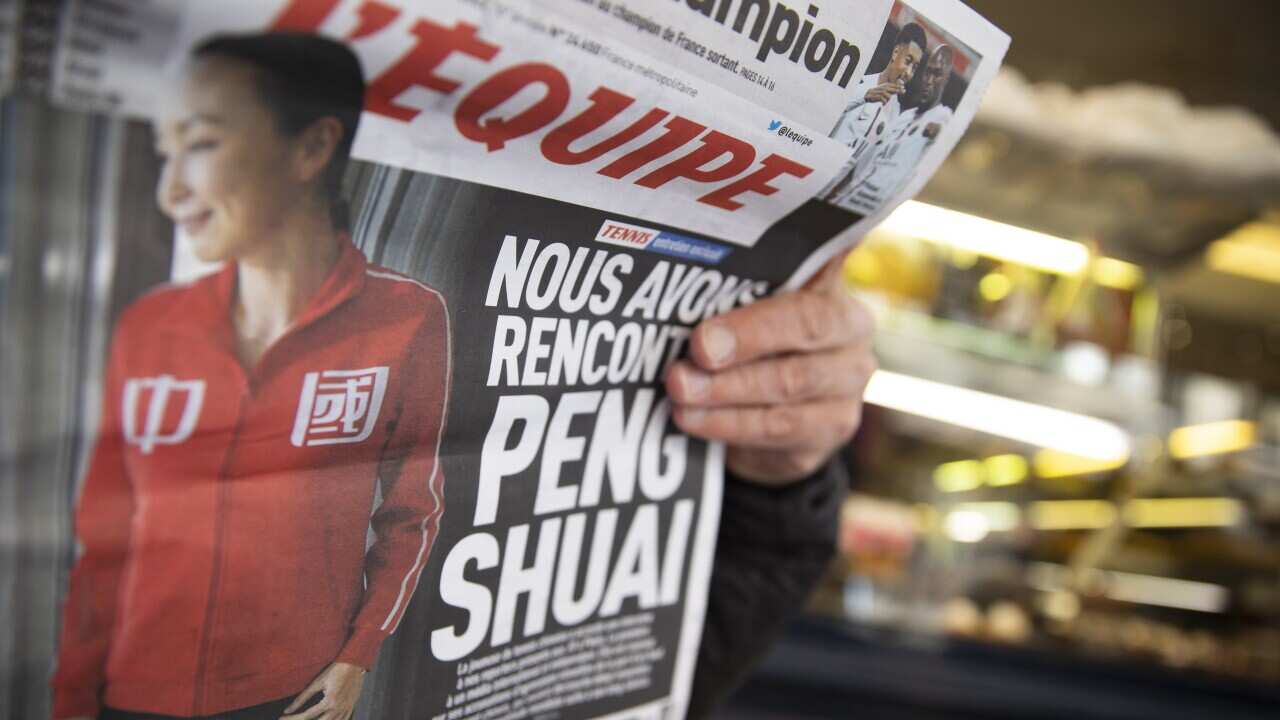 彭帥在北京冬奧會期間接受法國傳媒訪問時,正式宣布退休。