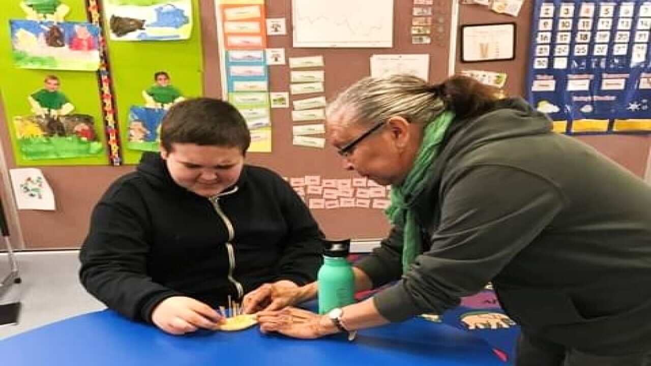 Jacqui Frail had taught language for the AECG in schools across the Gamilaraay, Yuwaalaraay and Yuwaalayaa language nests.