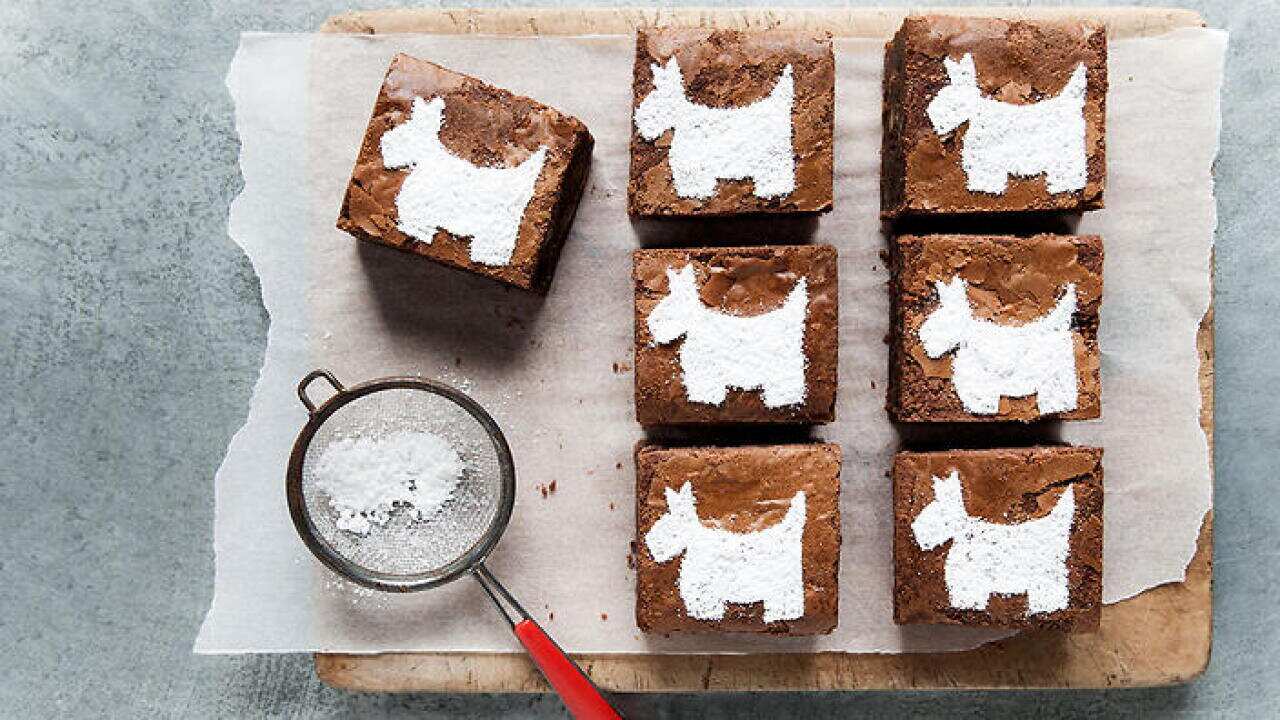 Priyant’s double-chocolate pecan brownies