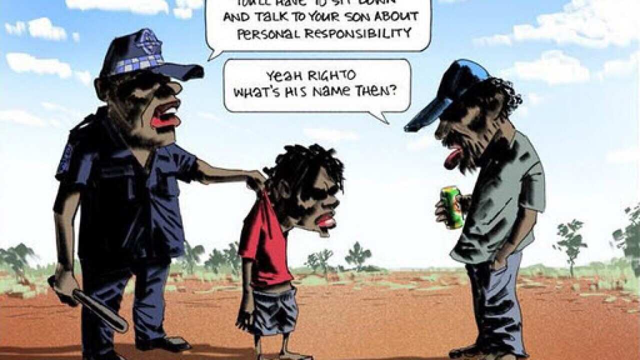 Bill Leak's cartoon in The Australian