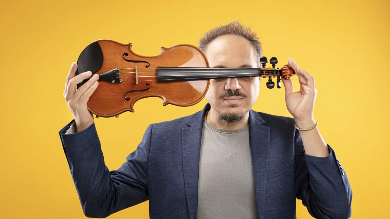 Il violinista molisano Luca Ciarla.