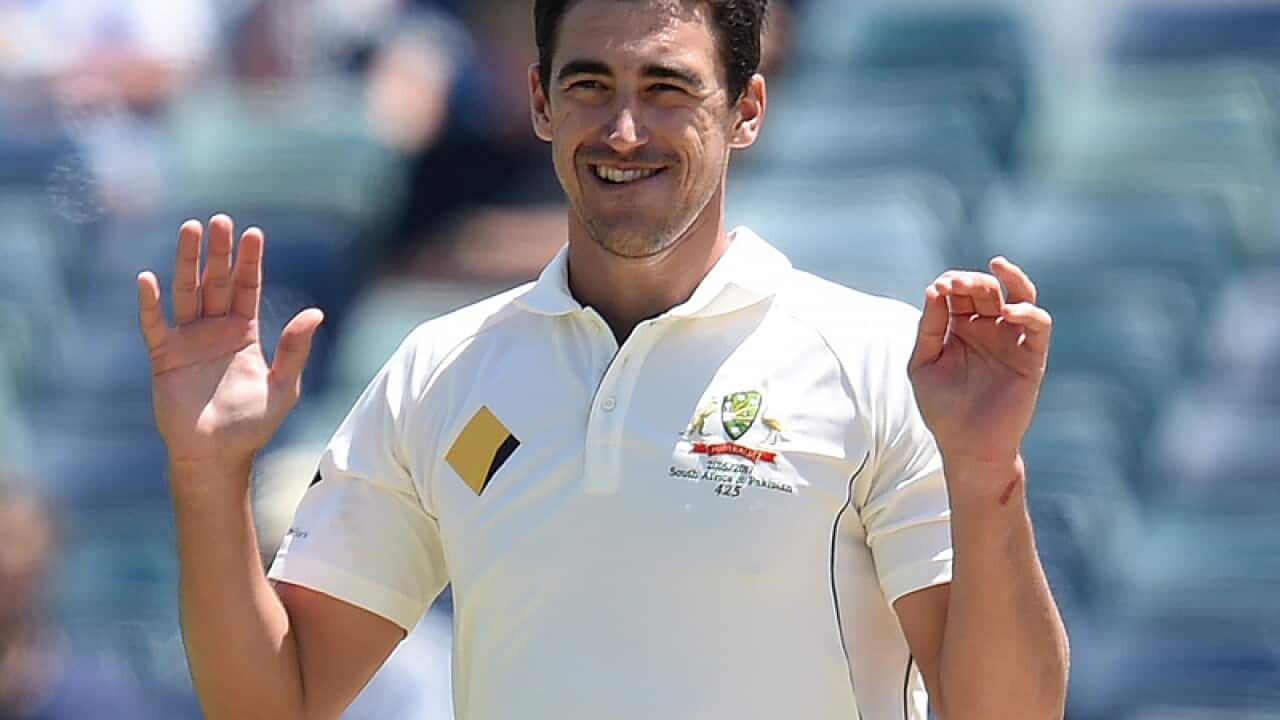 Australian bowler Mitchell Starc