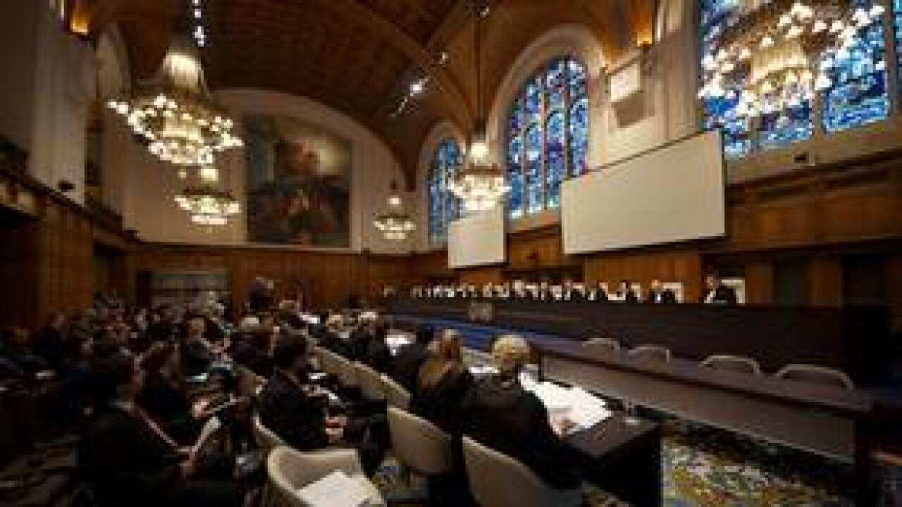 Earlier hearings at the International Court of Justice - AAP
