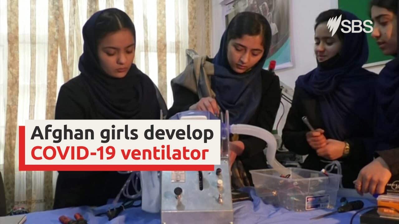 The school girls saving Afghanistan from COVID