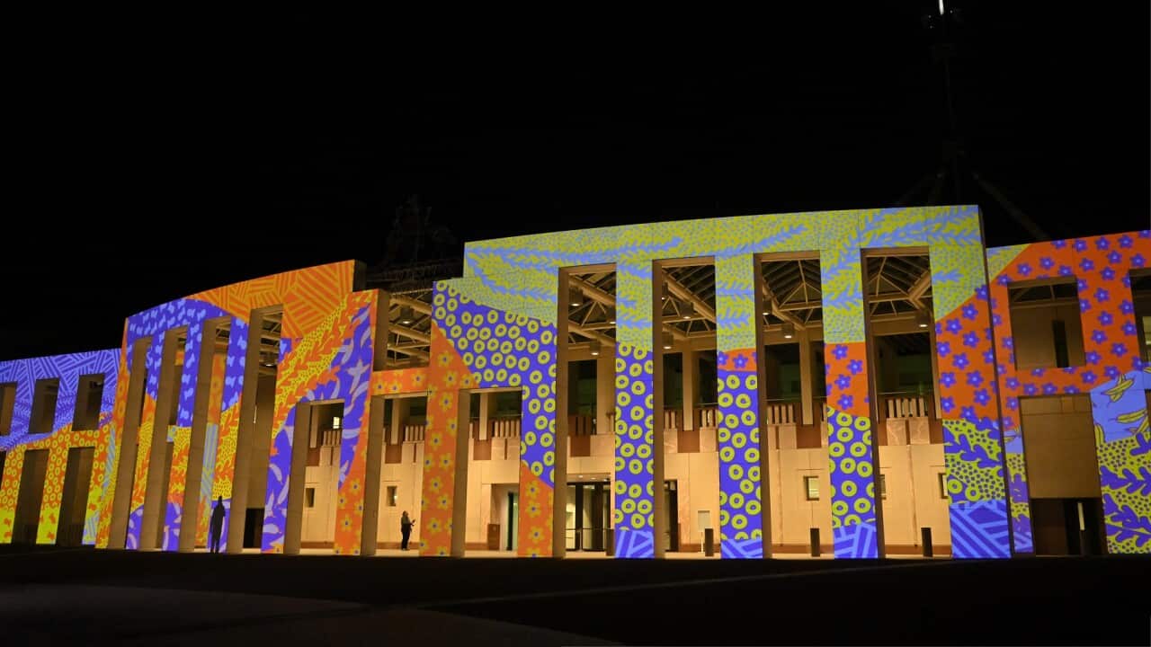 ILLUMINATION NATIONAL RECONCILIATION WEEK PARLIAMENT HOUSE