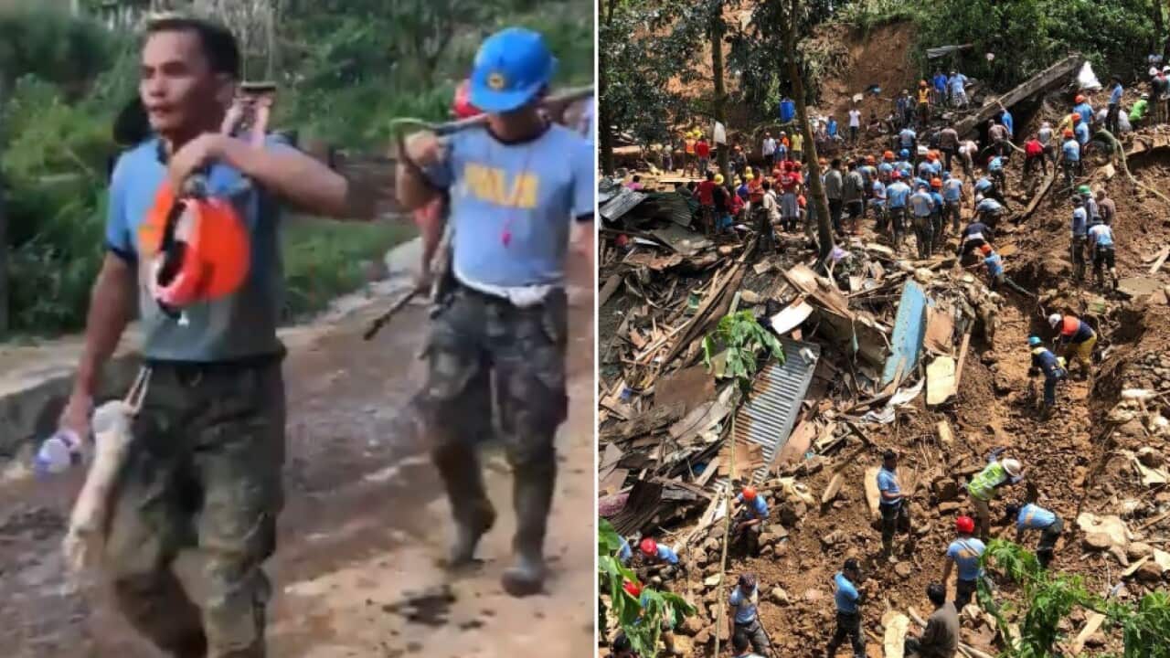 Images of the rescue efforts in the Philippines, via SBS correspondent Virginia Langeberg