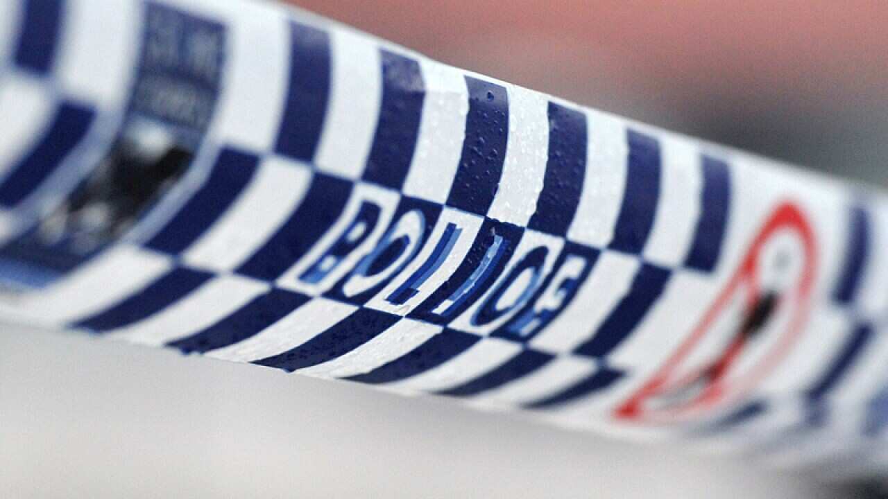 Police tape.