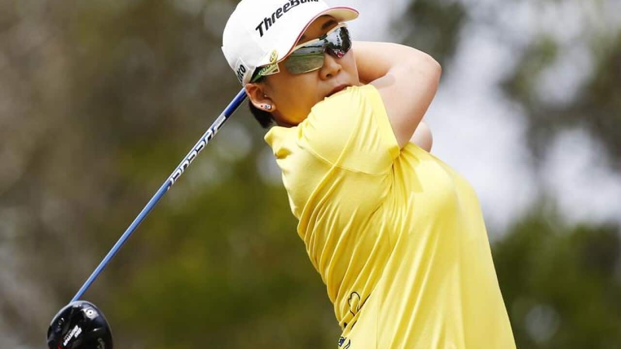A file image of South Korean golfer Jiyai Shin