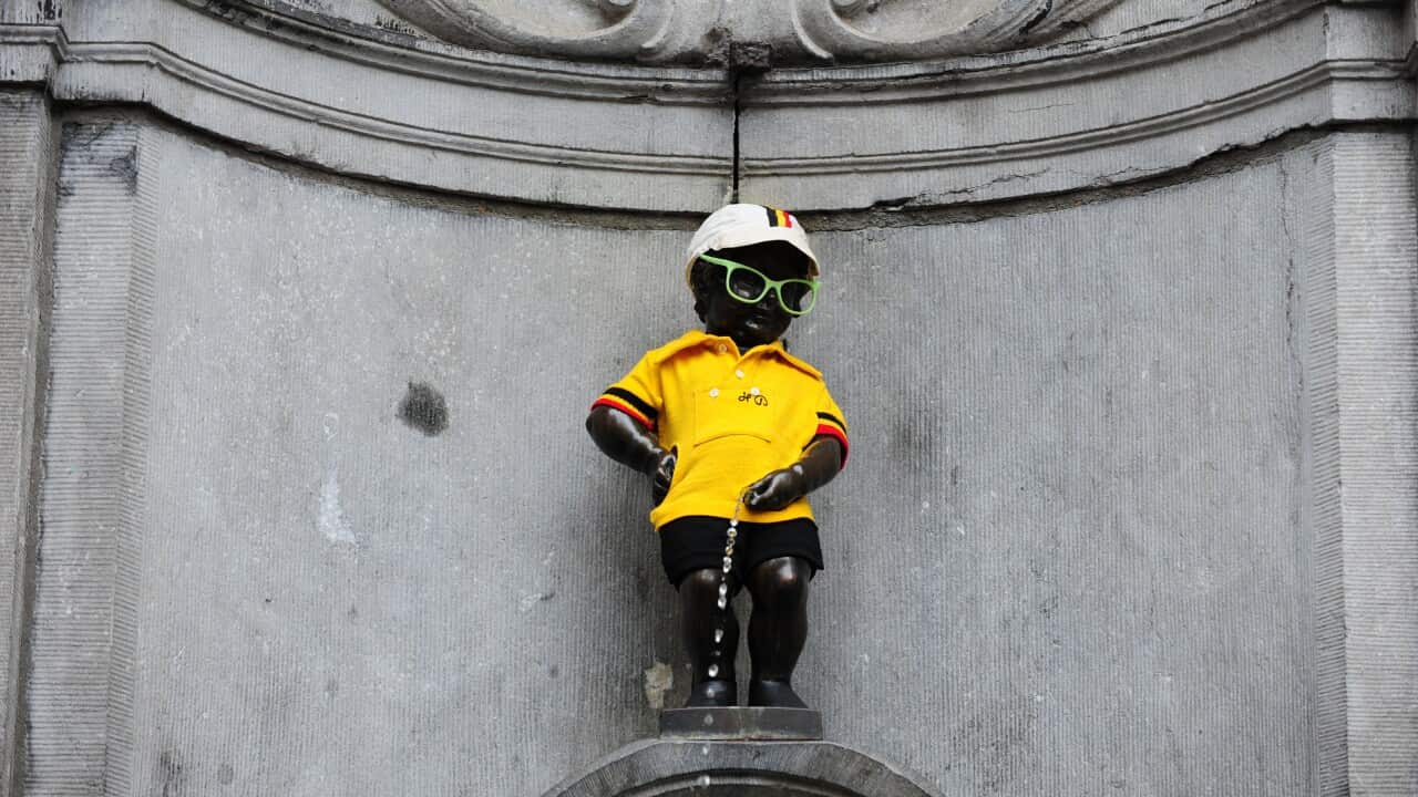 Manneken Pis, Brussels, Tour de France 2019