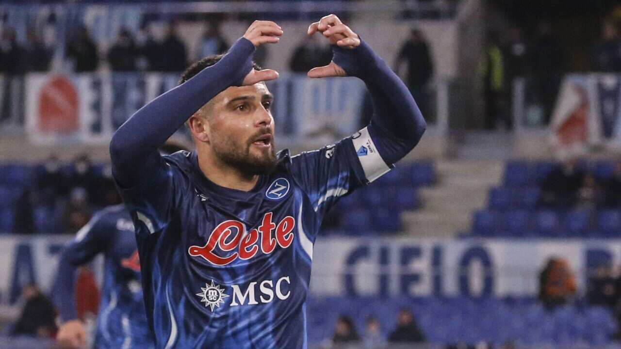 Lorenzo Insigne, a segno all'Olimpico nella vittoria del Napoli che ha proiettato i partenopei in testa