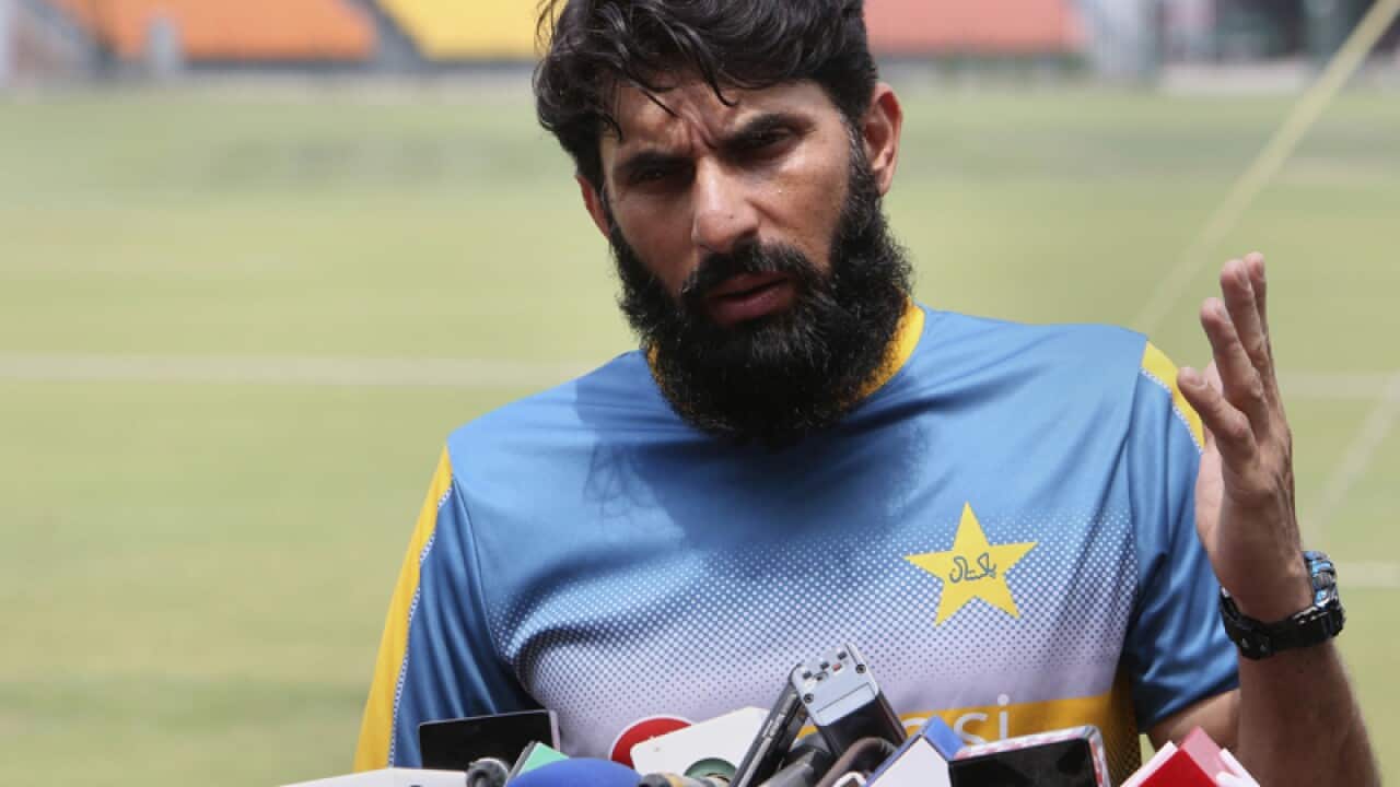 Pakistani cricketer Misbah-ul-Haq