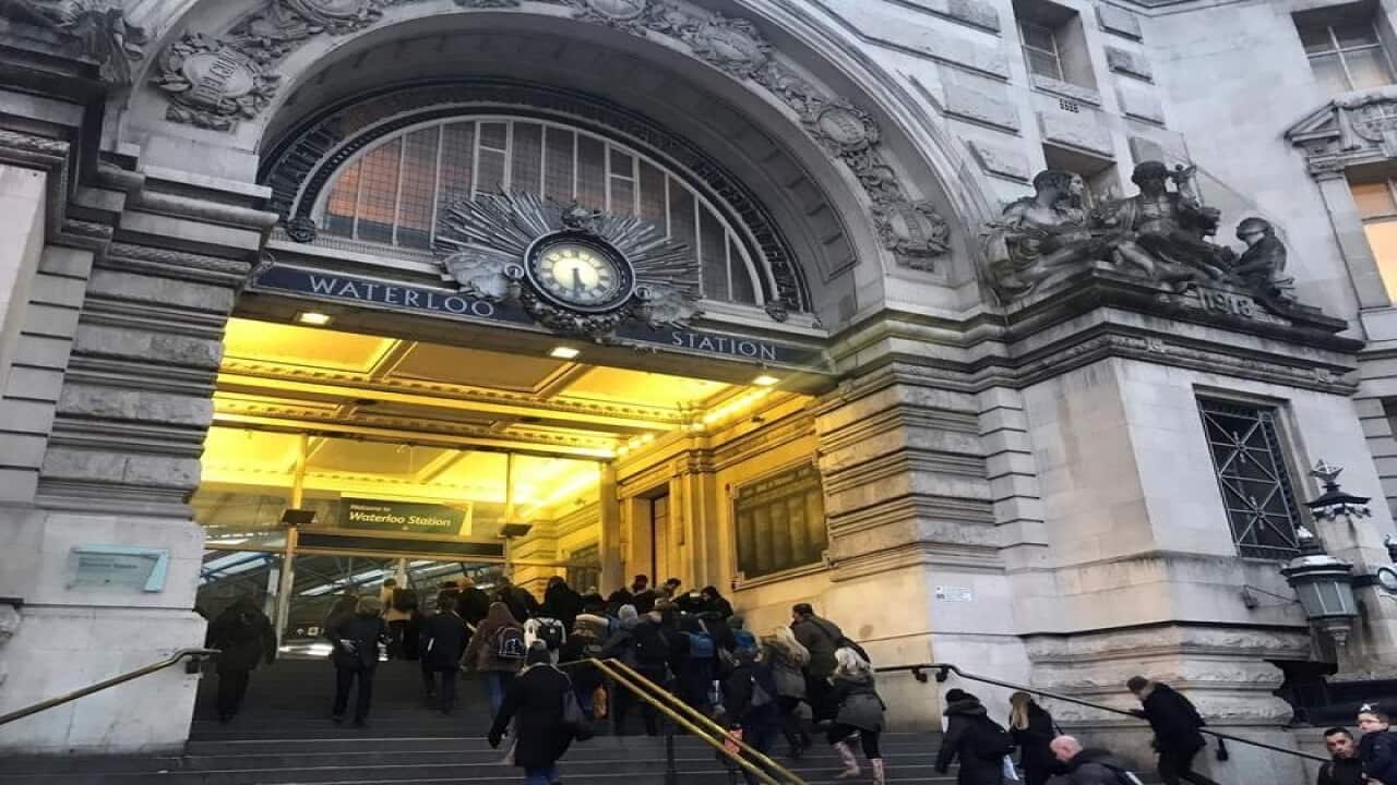 Waterloo Station where one of the IEDs was found