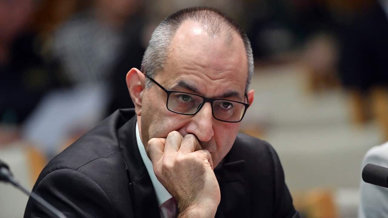 Michael Pezzullo at Parliament House.