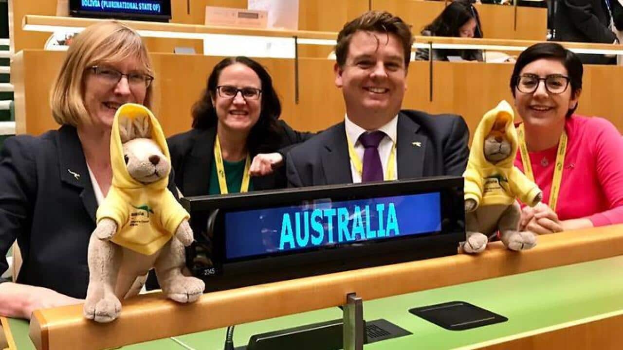 Australia delegation at the United Nations