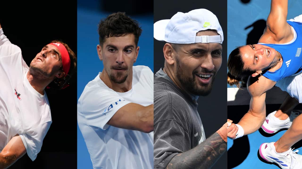 Stefanos Tsitsipas, Thanasi Kokkinakis, Nick Kyrgios, Maria Sakkari