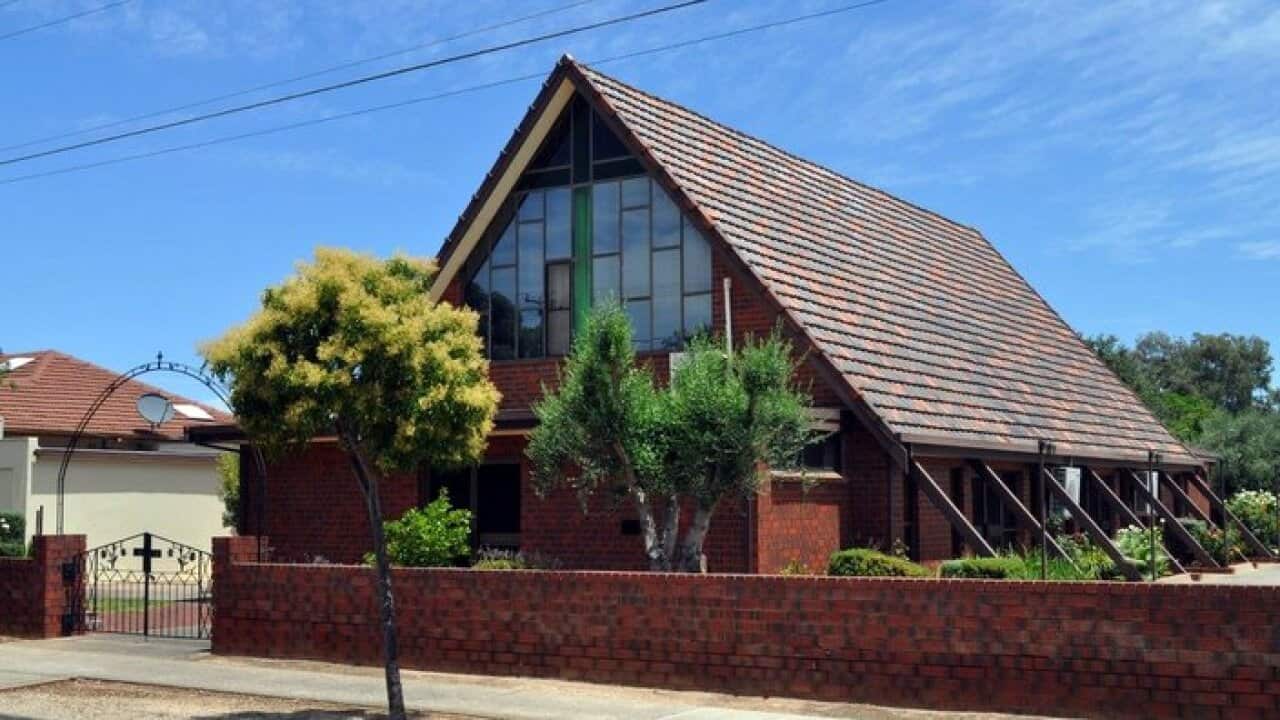 Holy Familz Slovenian Catholic Church in West Hindmarsh, South Australia.