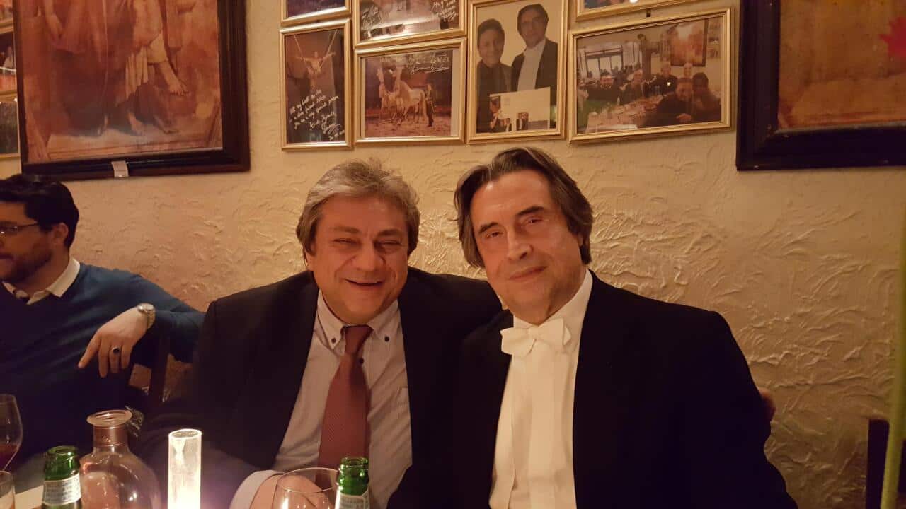 Pier Giogio Morandi with Riccardo Muti