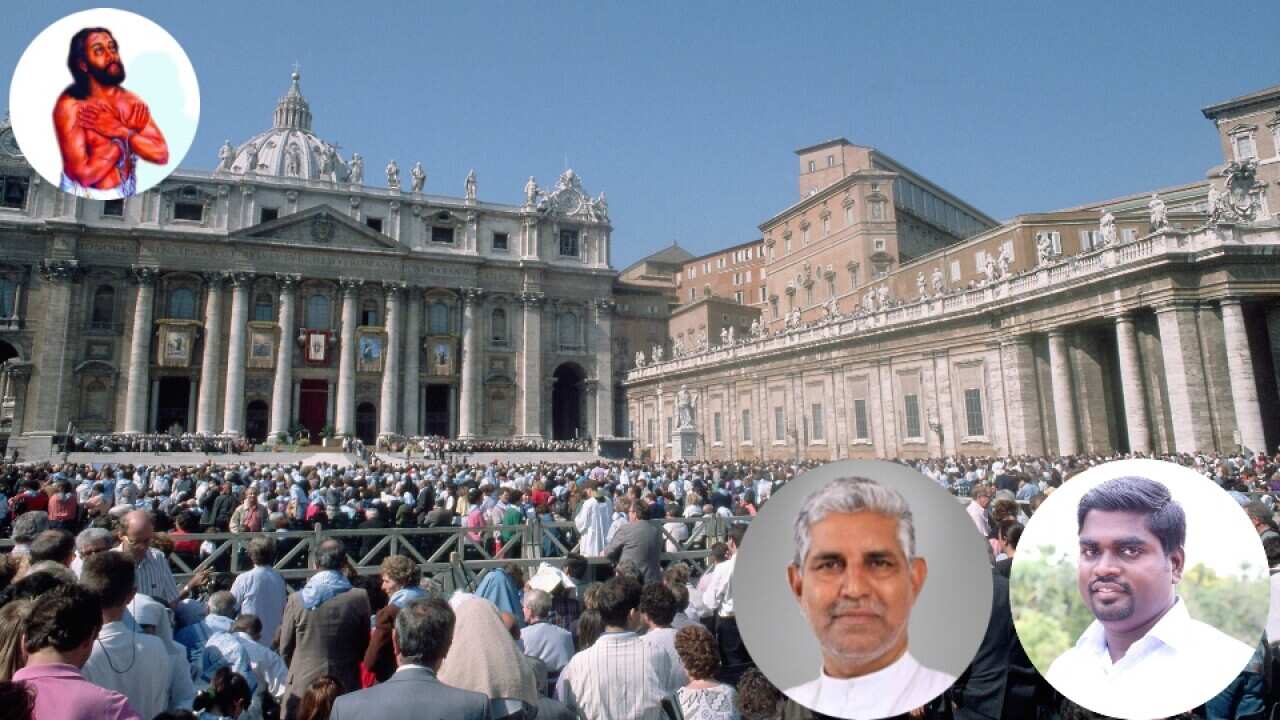 Bishop Nazarene and Fr.Titus Mohan & Getty Images