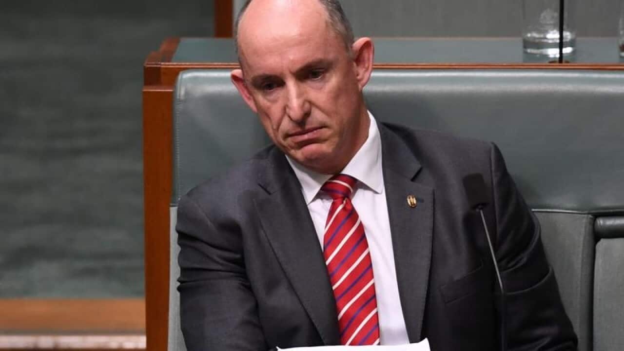 Liberal backbencher Stuart Robert.AAP