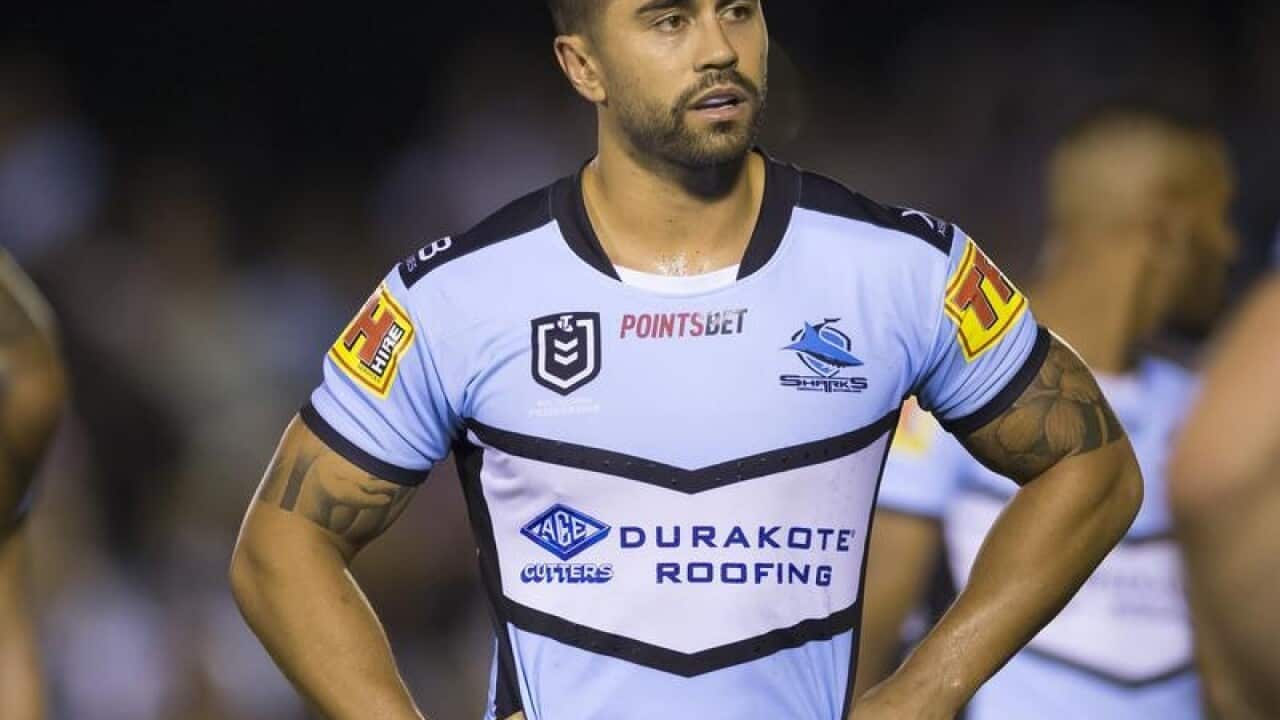 Cronulla half Shaun Johnson