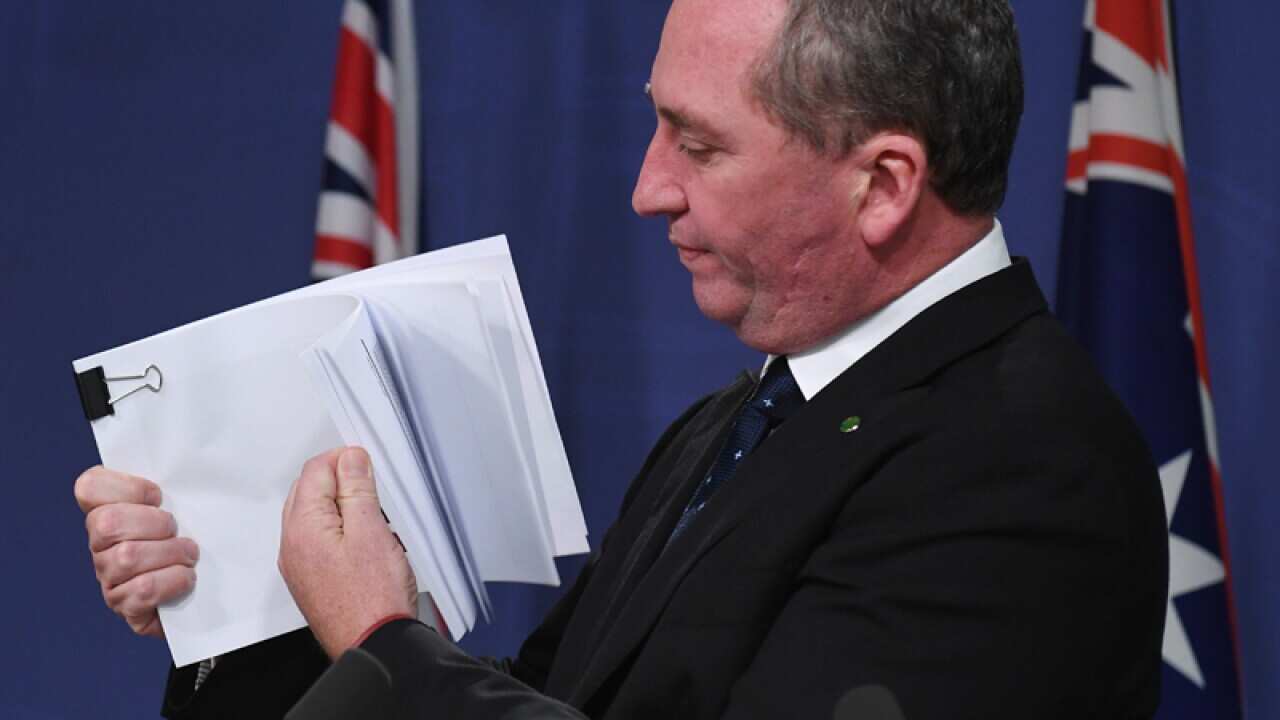 Agriculture Minister Barnaby Joyce