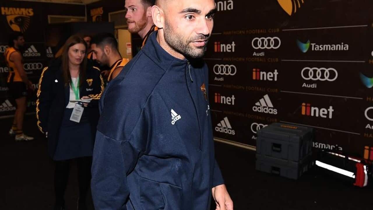 Shaun Burgoyne of the Hawks.