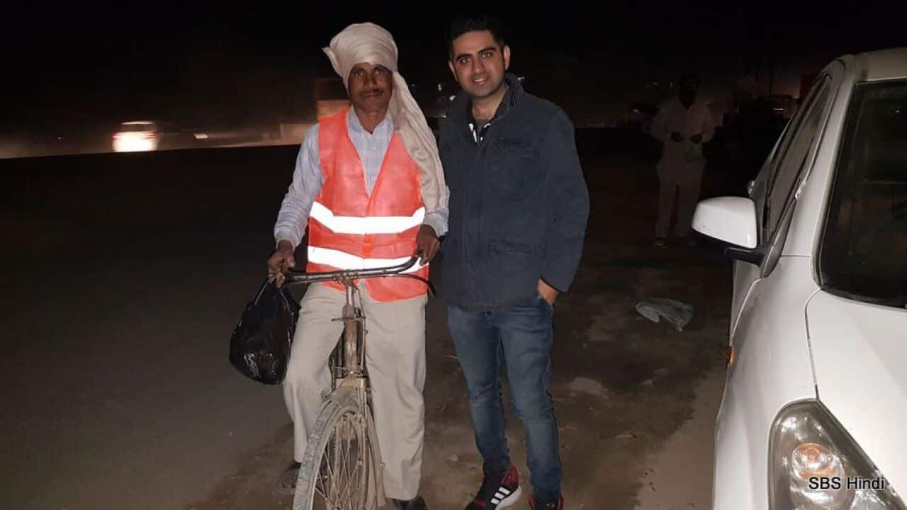 Atul Jhamb in India educating Road Safety1