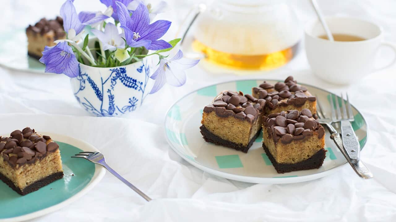 Banana bread brownies