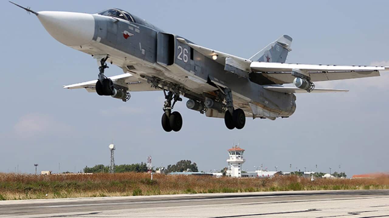 A Russian Air Force bomber