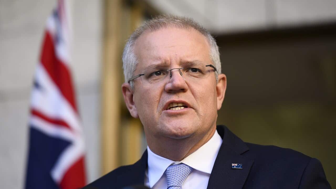 Prime Minister Scott Morrison in Canberra.