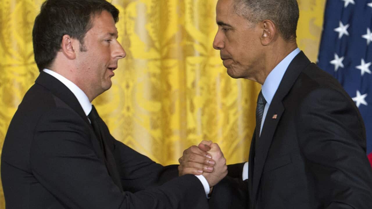President Barack Obama and Italian Prime Minister Matteo Renzi