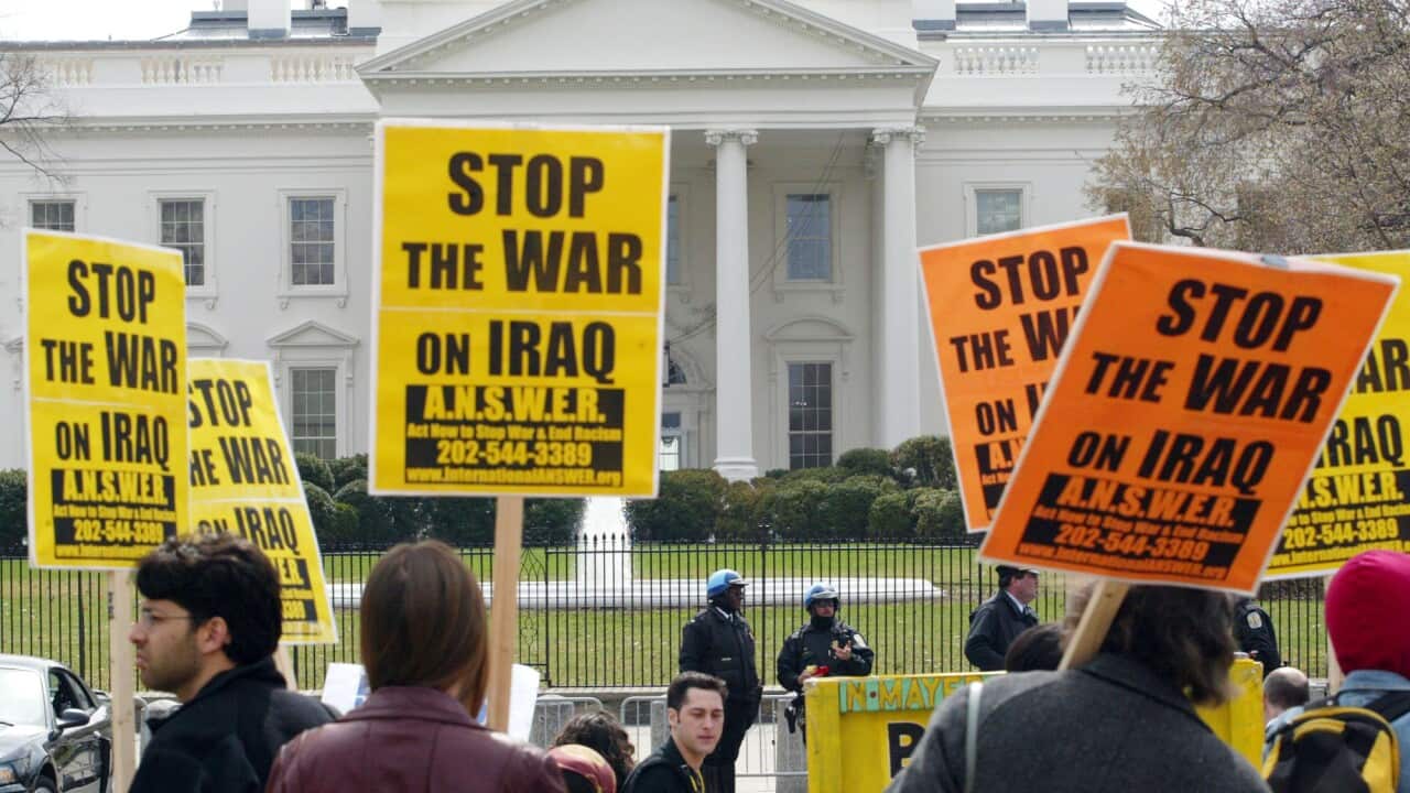 US IRAQ PROTESTS