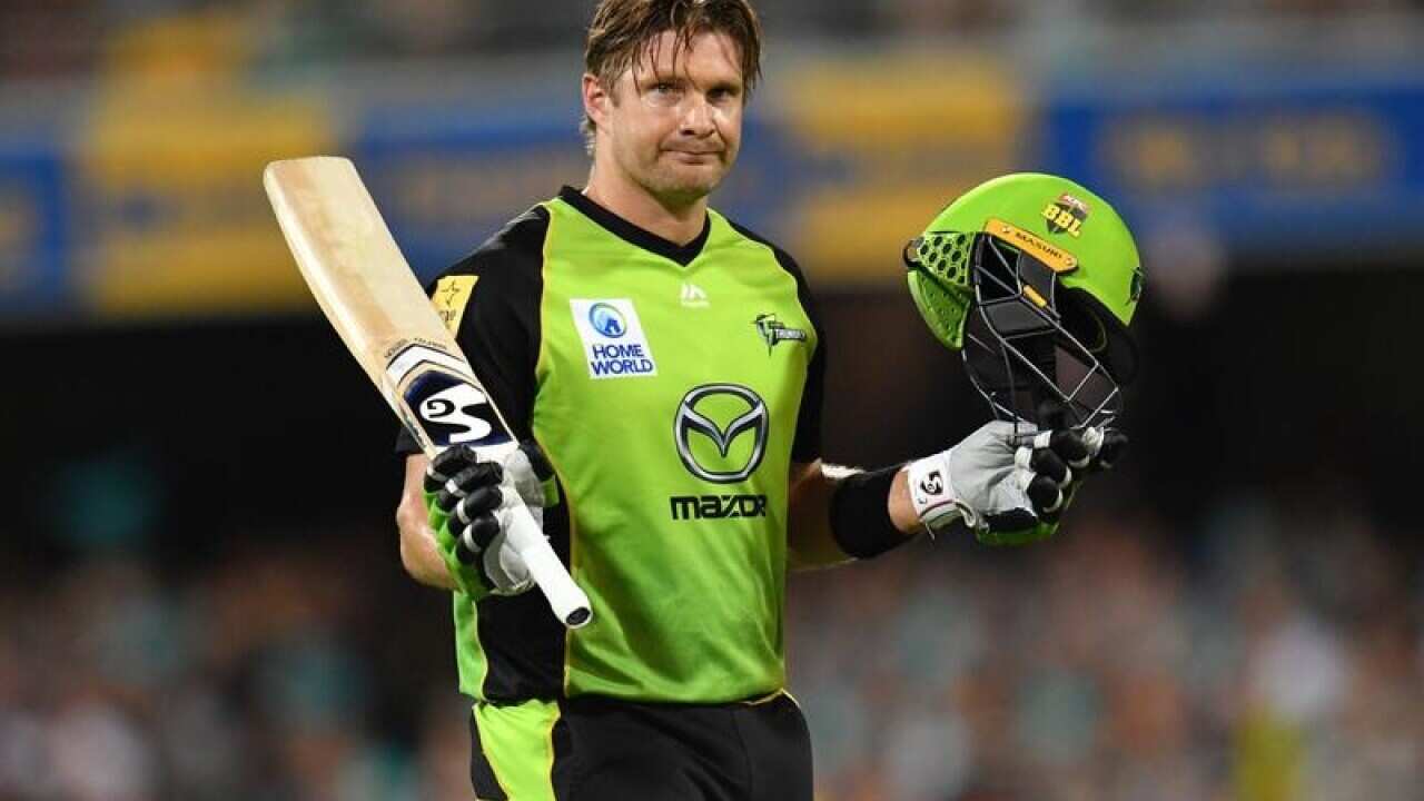 CRICKET BBL HEAT THUNDER WATSON