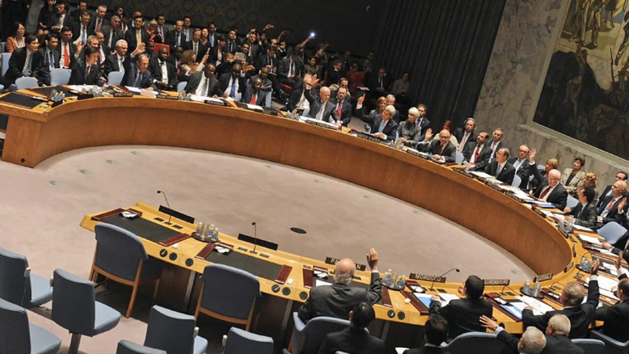 UN Security Council meeting in New York