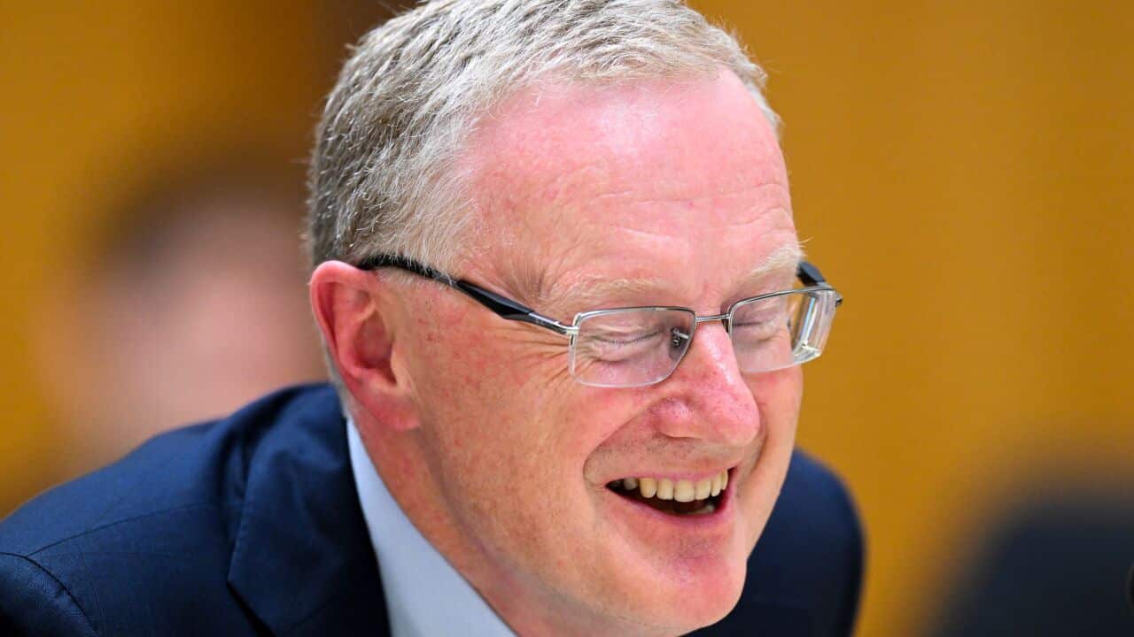 Governor of the Reserve Bank of Australia (RBA) Philip Lowe speaks during Senate Estimates at Parliament House in Canberra, Wednesday, February 15, 2023.