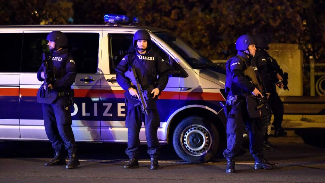Three people were killed and several injured by gunmen in central Vienna.