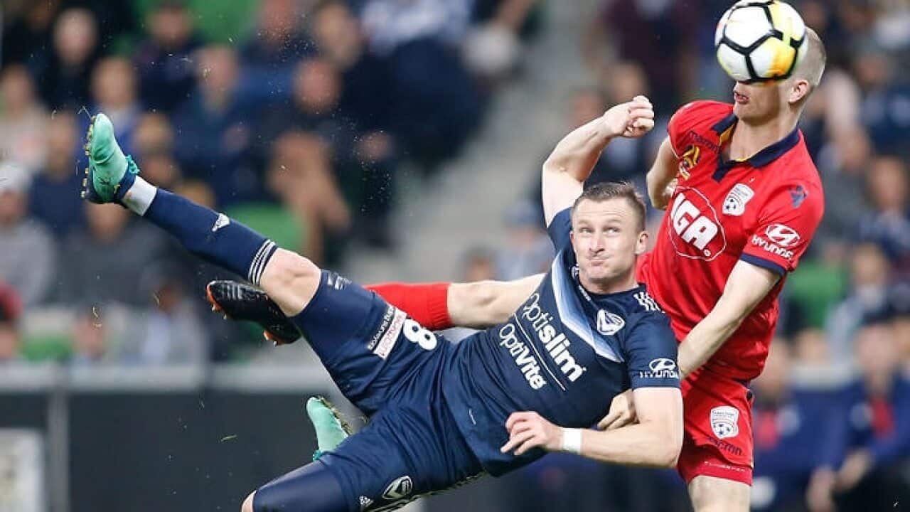 Melbourne Victory's Besart Berisha