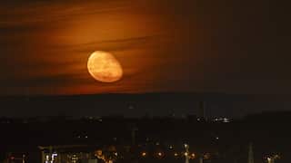 Moonrise over Germany as the Artemis II crew orbits the moon
