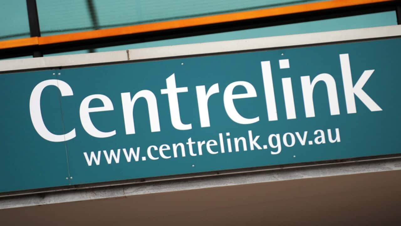 Signage on a Centrelink building