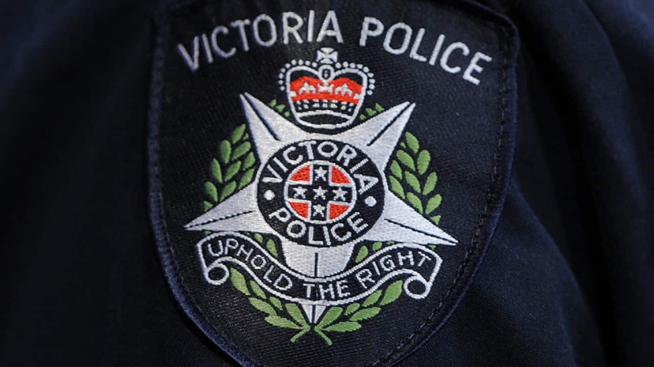 File photo of a Victoria Police badge