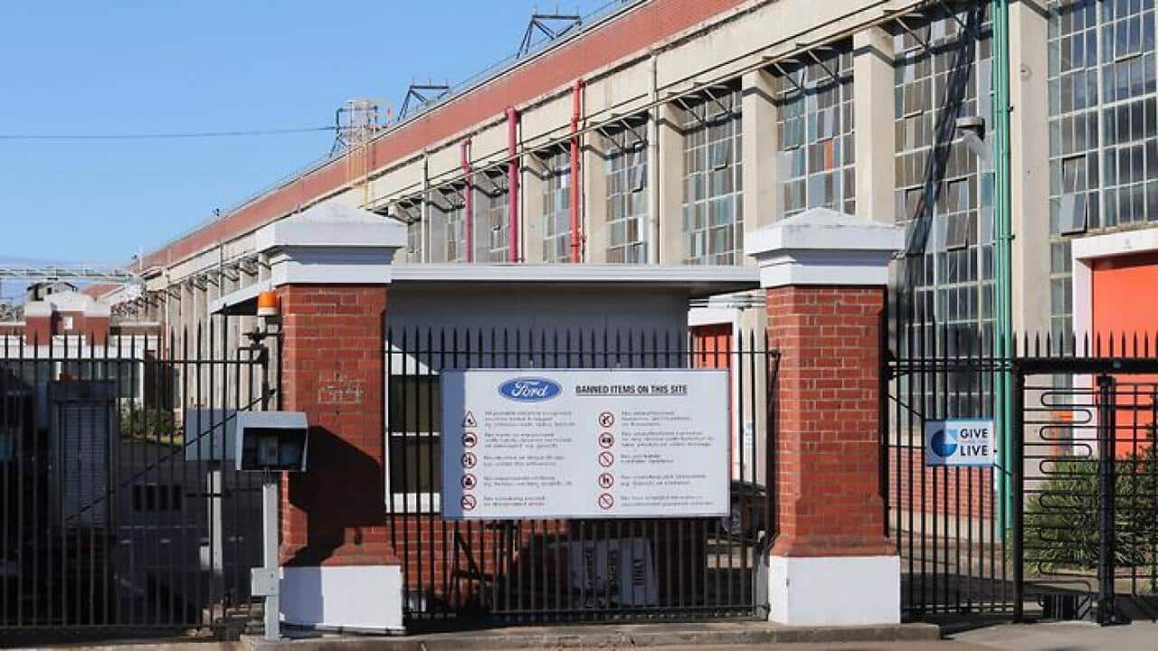 File photo of Ford's manufacturing plant in Geelong. (AAP)