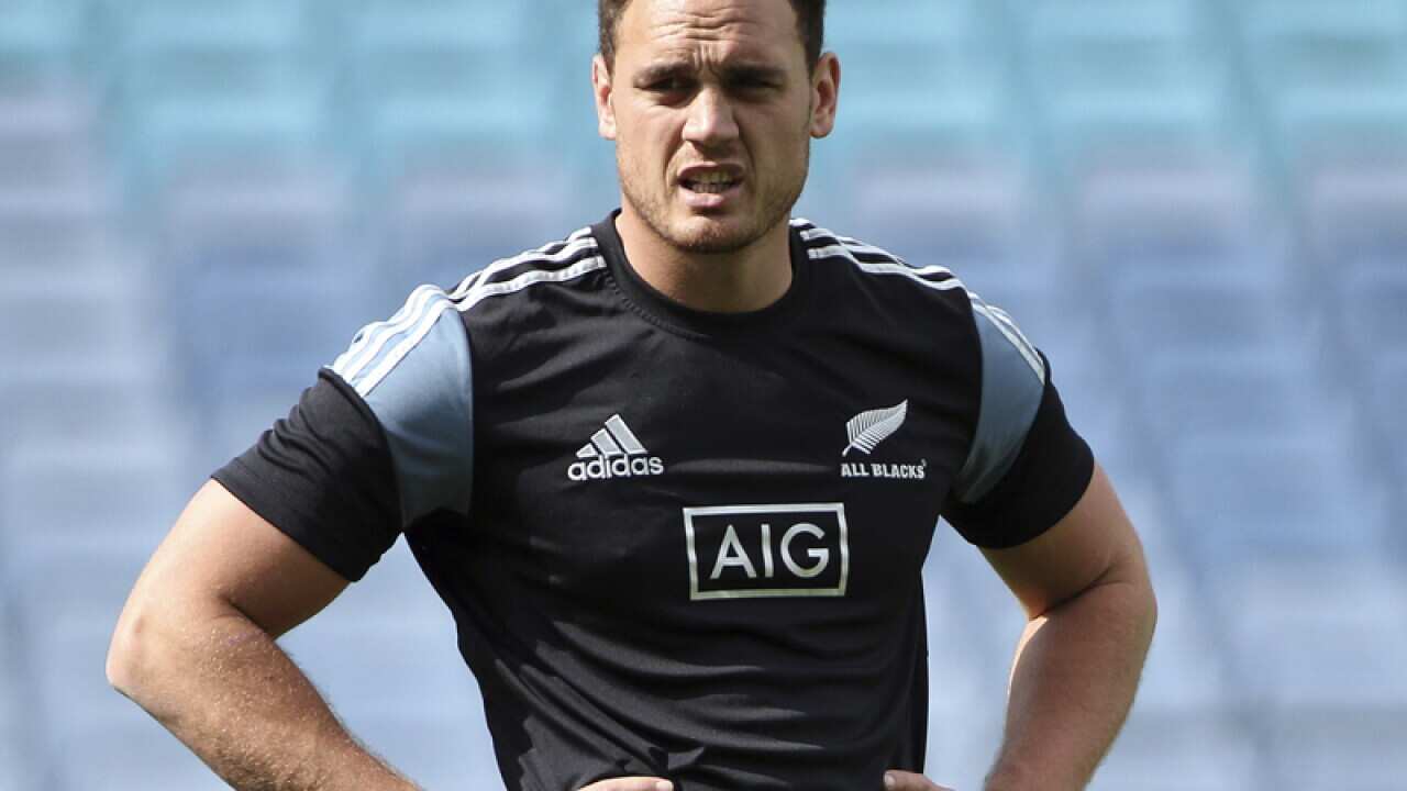 All Blacks' rugby player Israel Dagg