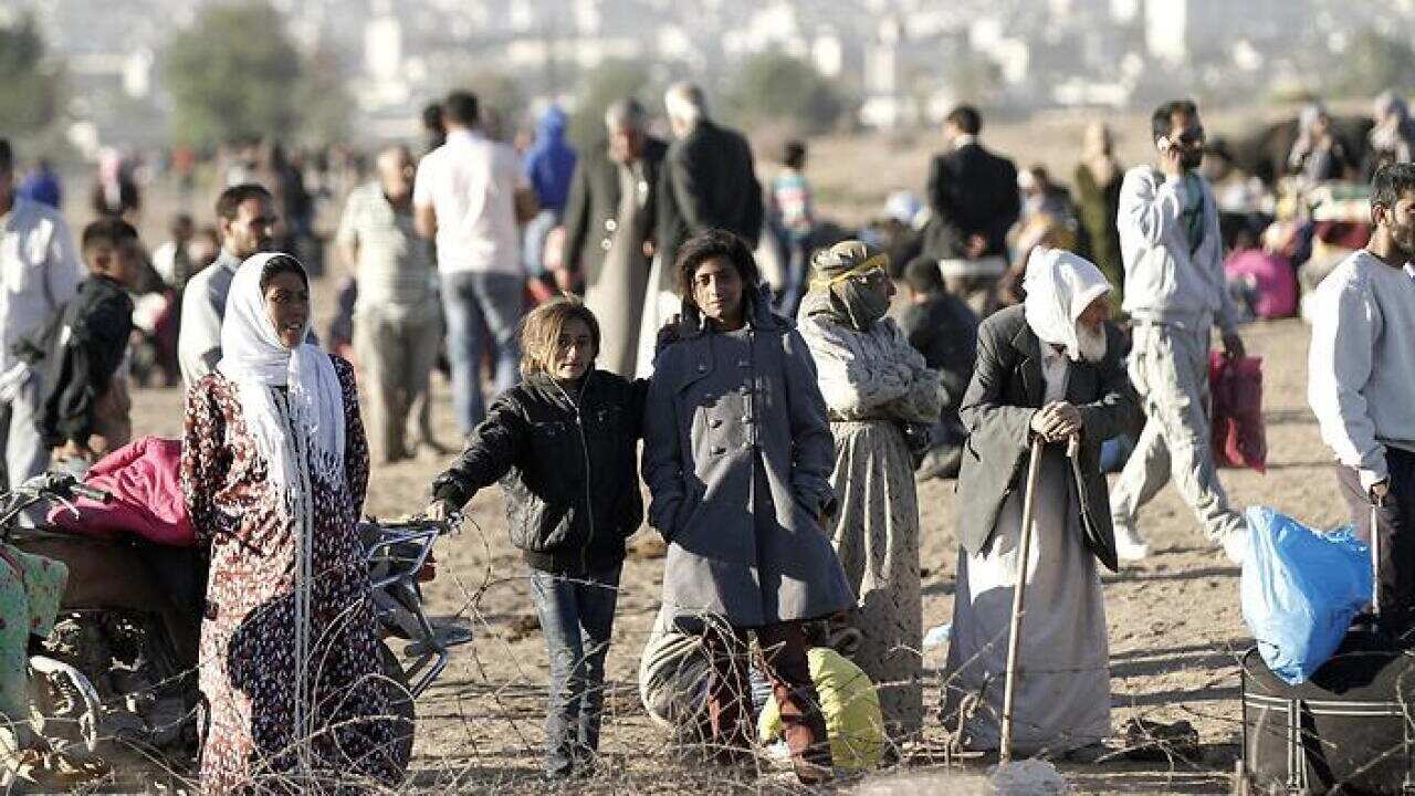 Refugees fleeing Syria