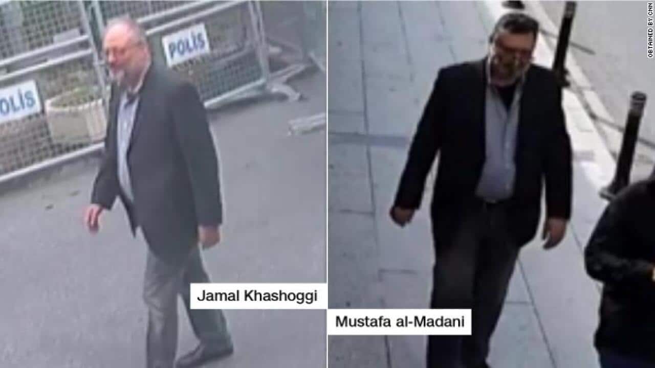 EXCLUSIVE: Surveillance footage shows Saudi operative in Jamal Khashoggi's clothes in Istanbul after the journalist was killed, Turkish source says