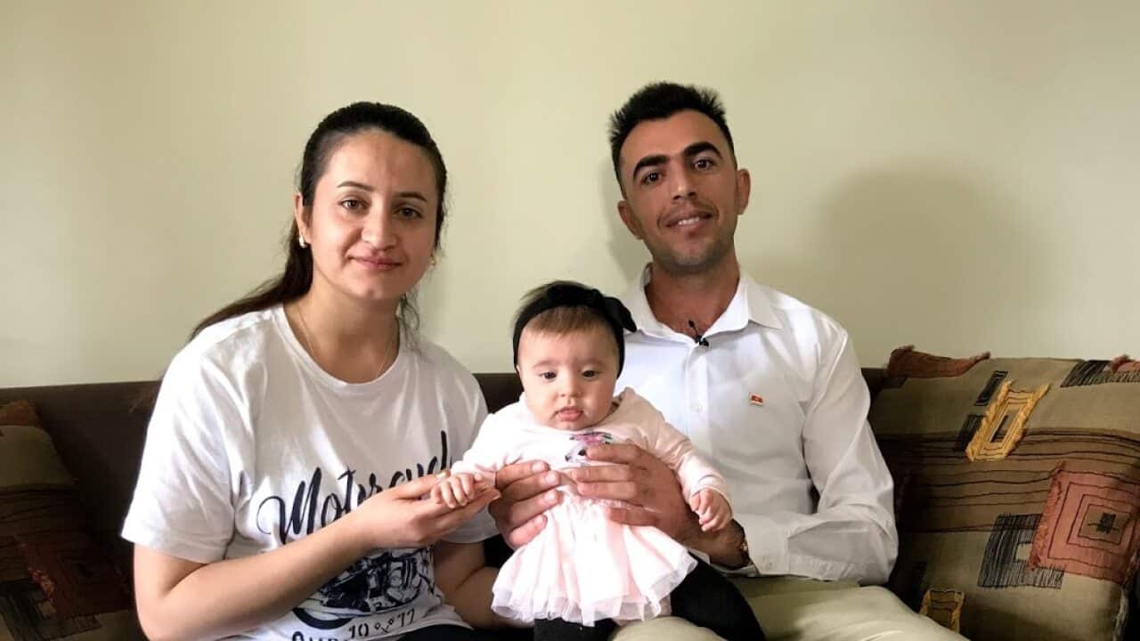 Salam Qaro and his family