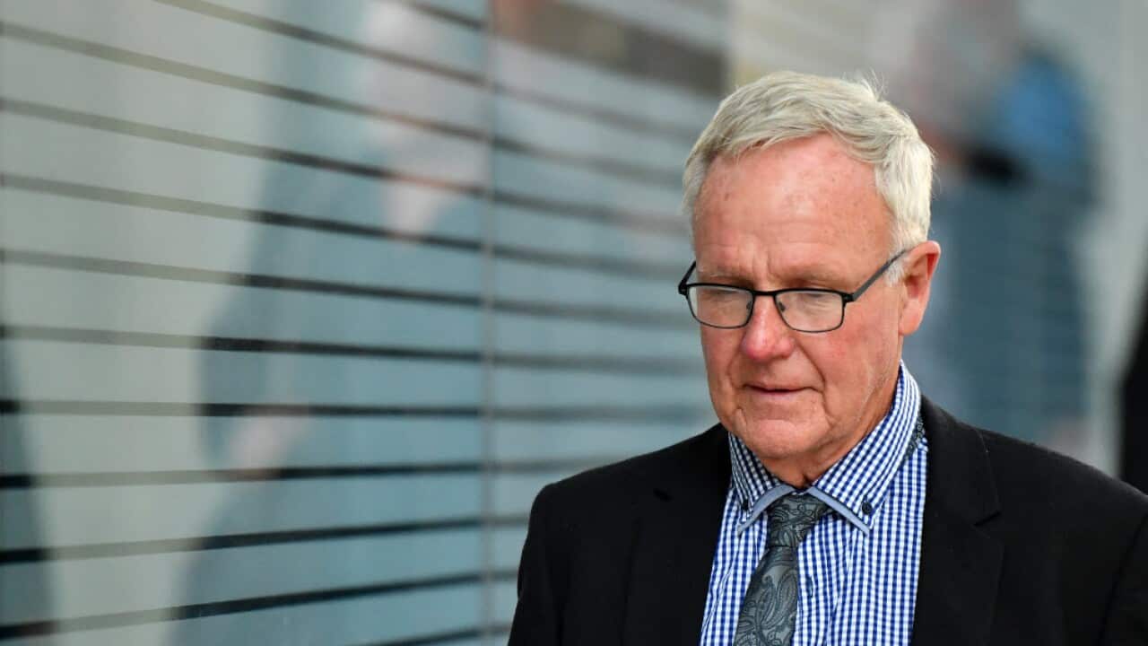 Graham Morant is seen leaving the Supreme Court in Brisbane, Thursday, September 27, 2018.